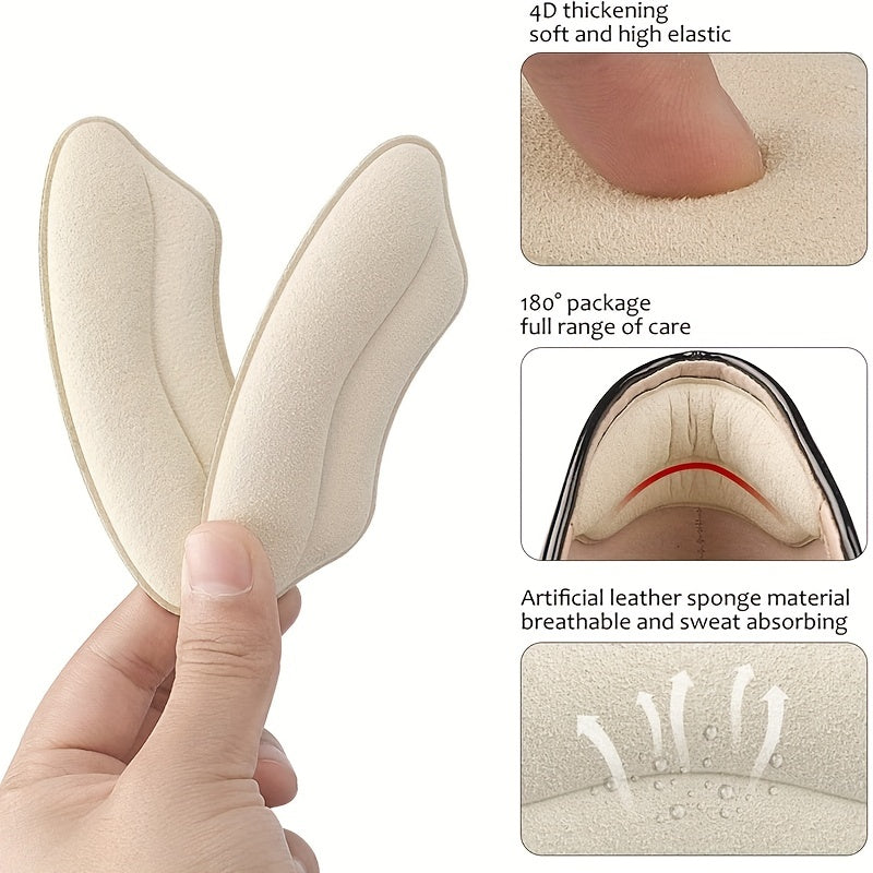 Women's High Heel Insole Adhesive Heel Pad Pain Relief Foot Care Insert