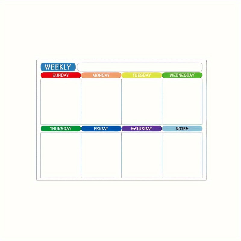 Monthly Calendar Magnetic Sticker Easy To Erase