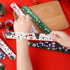 Christmas Bracelet Snowman Elk Clap Rings Santa Claus Gift Boys Girls
