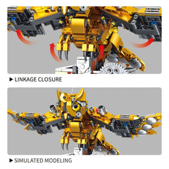TYCOLE Mechanical Owl Building Block Set - Steampunk Style Model