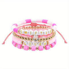 Boho Layering Bracelet Stretch Beaded Wristband