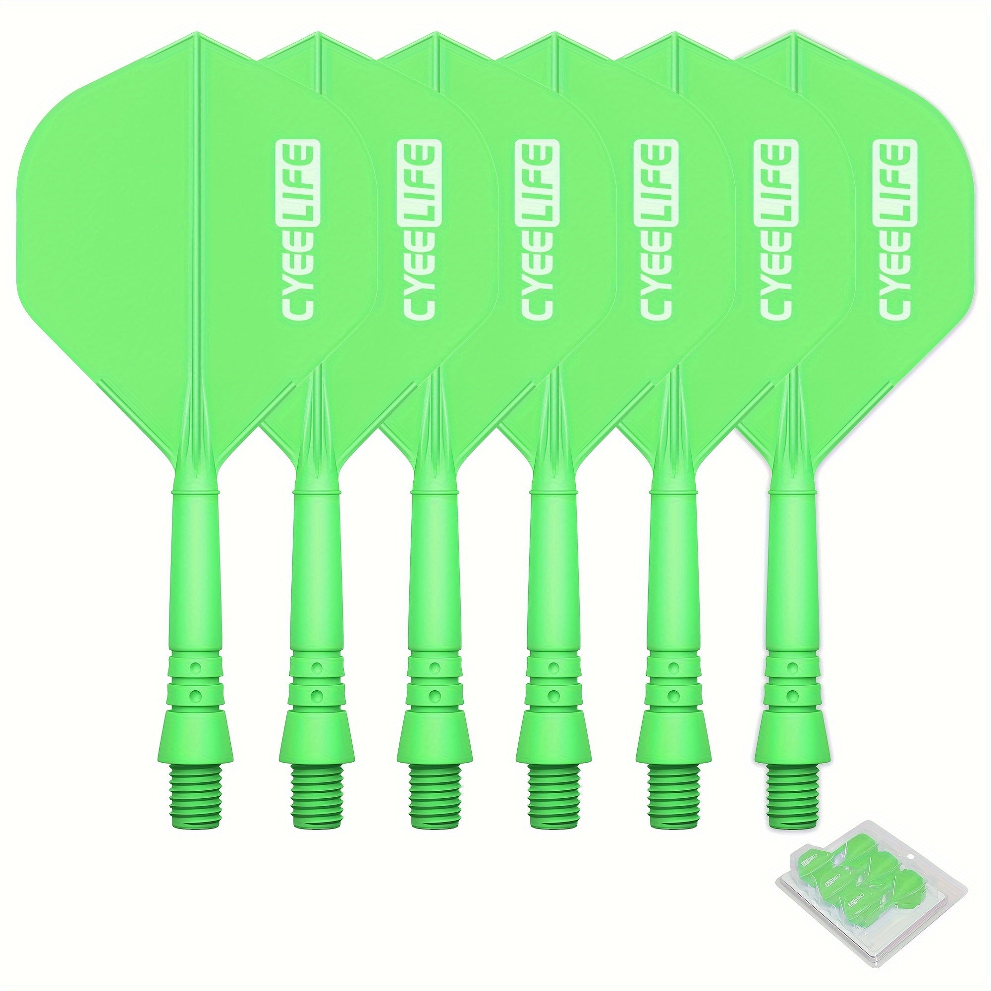 CyeeLife 2 Sets Integrated Dart Flights And Shafts Dart Accessories