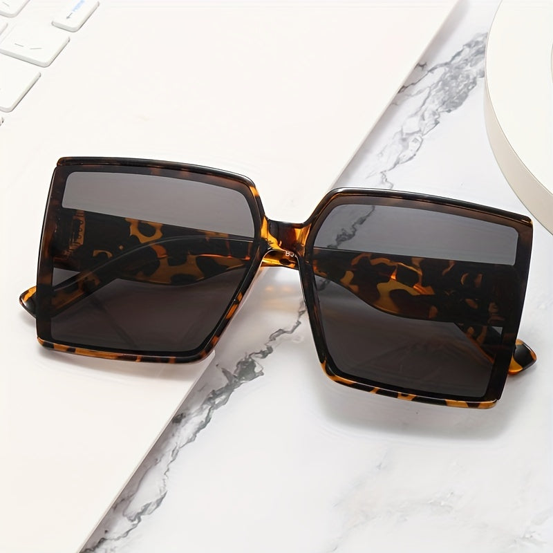 Oversized Square Sunglasses UV400 Sun Shades
