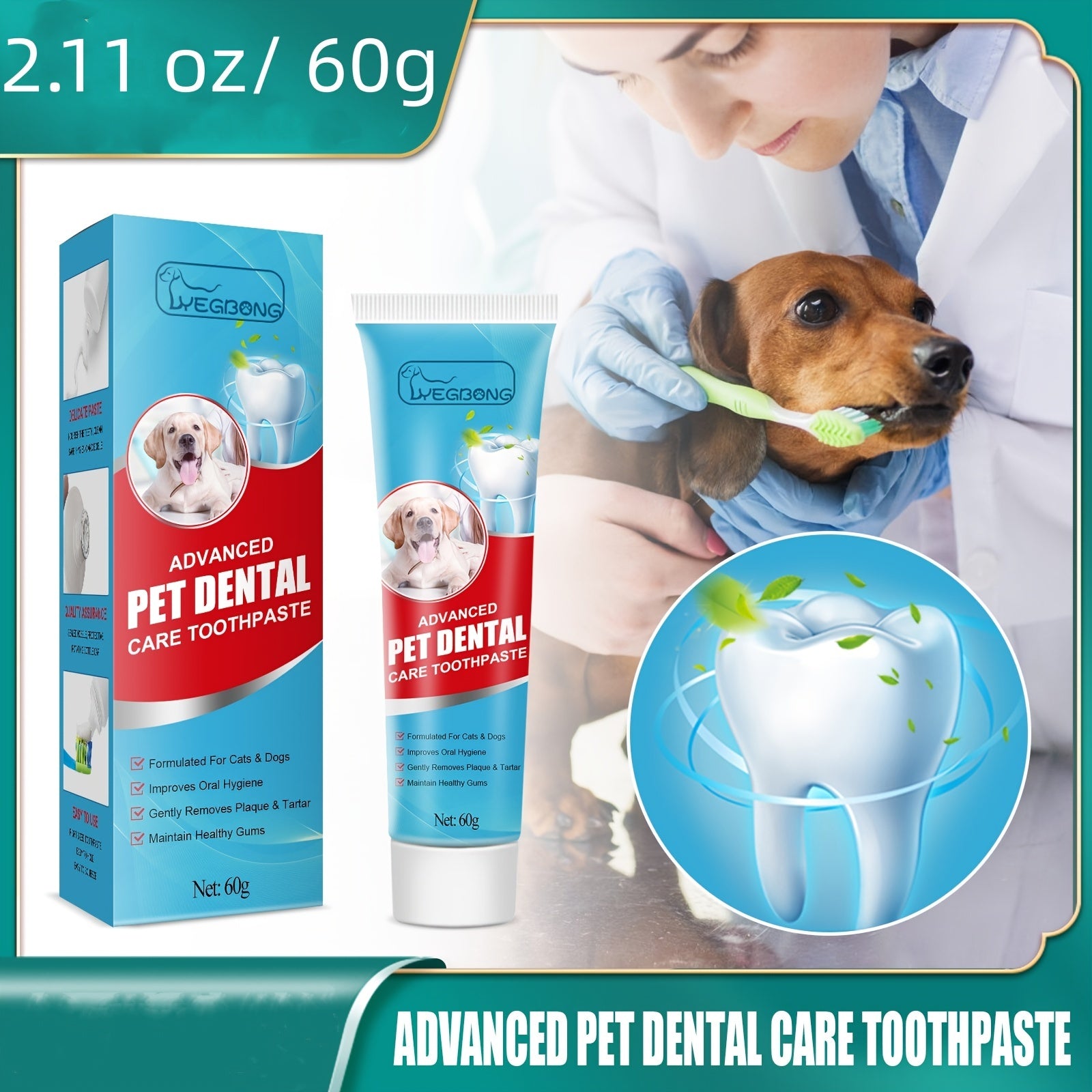 Minty Fresh Dog Toothpaste for Clean Teeth