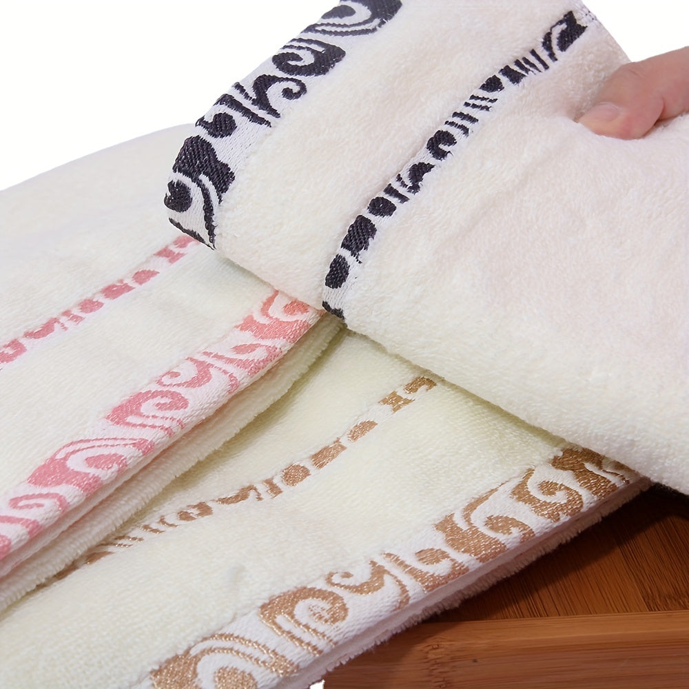 Soft Hand Towel Absorbent Quick Dry Towel Jacquard Thickened Face Towel