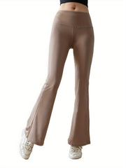 Fleece Lined Flared Yoga Pants High Stretch Women's Activewear