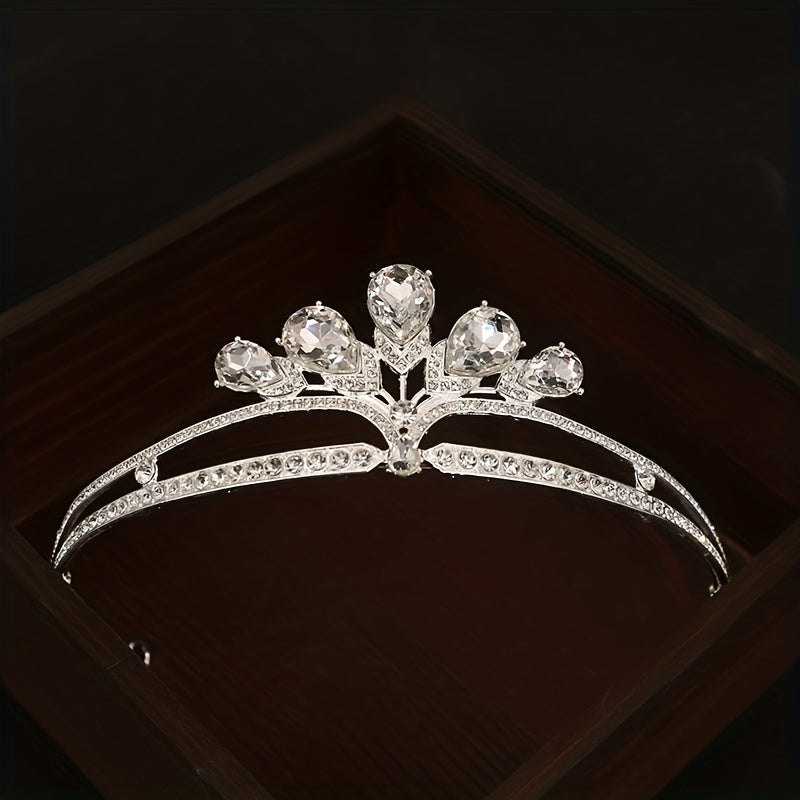 Rhinestone Crown Head Jewelry for Women