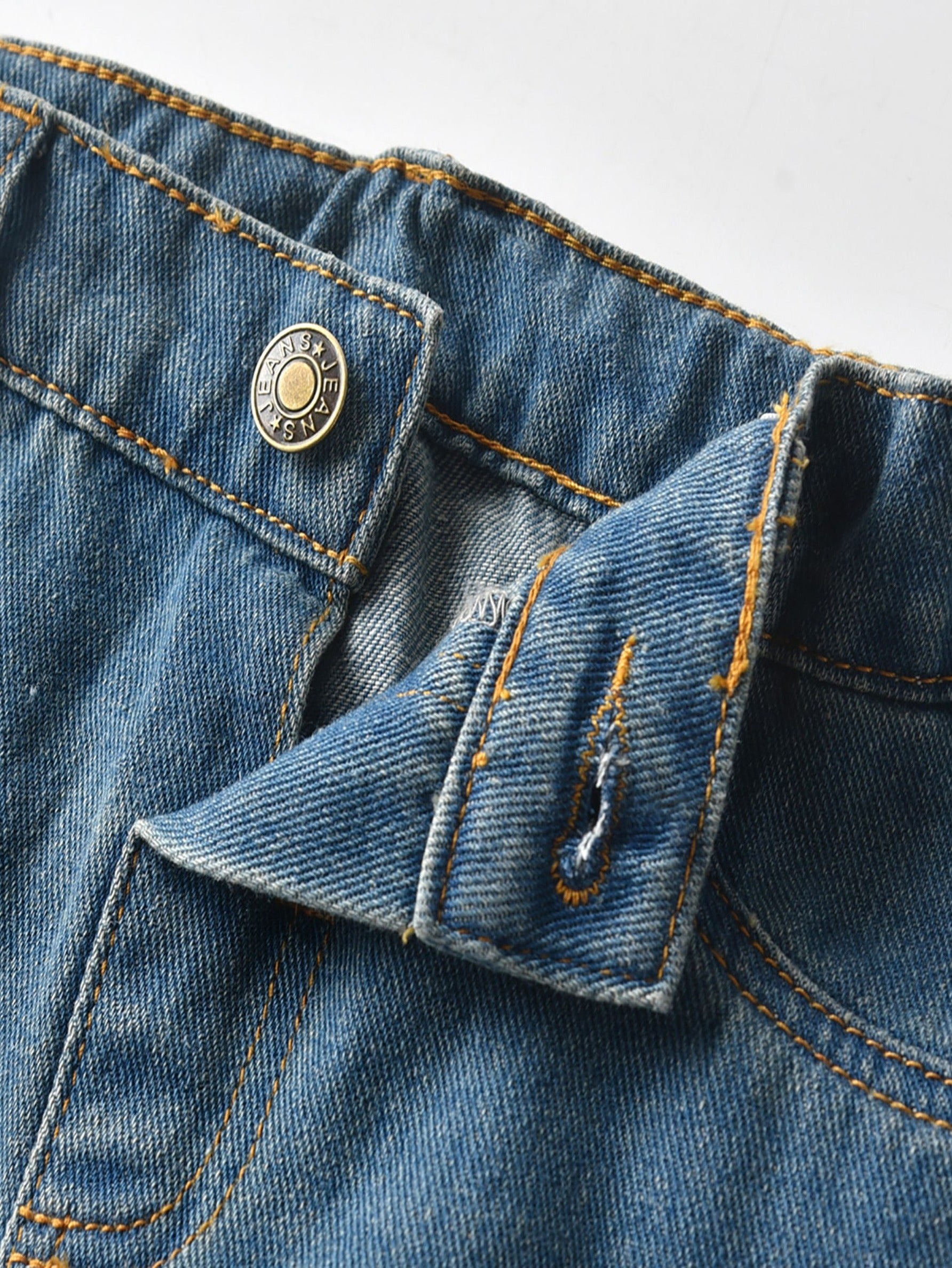 Kids Casual Ripped Jeans for Fall/Winter