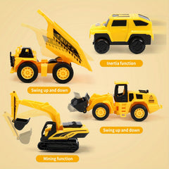 346pcs City Rail Engineering Vehicles DIY Construction Vehicle Set Toys