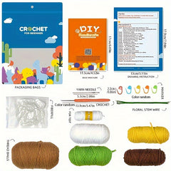 Crochet Plant Ornaments Kit with English Instructions