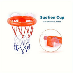 Suction Cup Bathroom Basketball Frame Play Water Toys for Kids