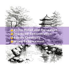 Japanese Garden Coloring Book for Adults Relax & Enjoy Scenes of Japan
