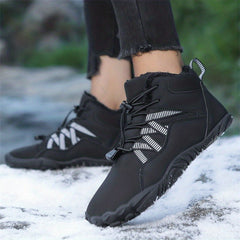 Women's Waterproof Snow Shoes Fleece Warm Lightweight Comfortable Walking Shoes
