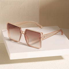 Women Unisex Catwalk Polarized Sunglasses Vintage Hexagonal Lens