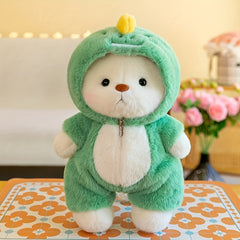 11.81in Teddy Bear Stuffed Animal Dolls - Changeable Suit Clothes