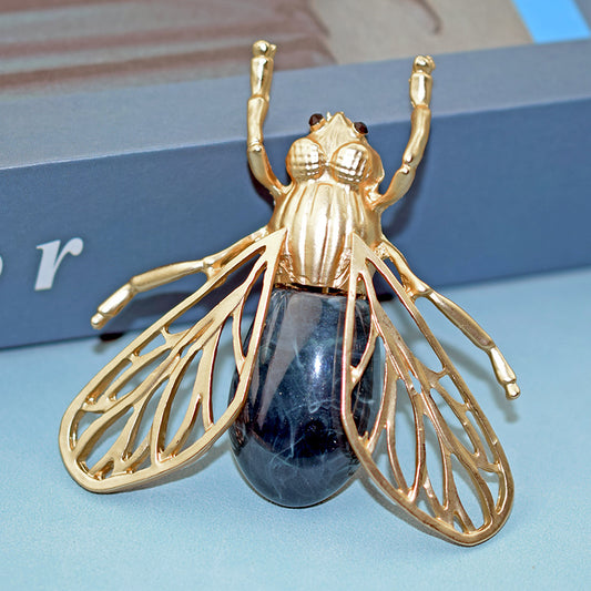 Men's Metal Insect Brooch Pin
