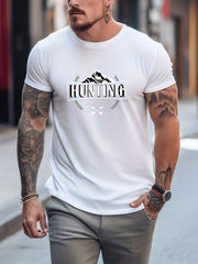 Men's Casual Street Style Round Neck Tee Shirt