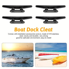 Plastic Boat Yacht Deck Line Bollard Hardware - Rope Tether