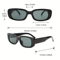 2pcs Men's Small Frame Sports Sunglasses UV Protection