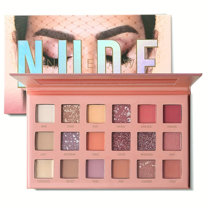 Desert Rose Eyeshadow Palette - 18 Colors Multicolor Makeup