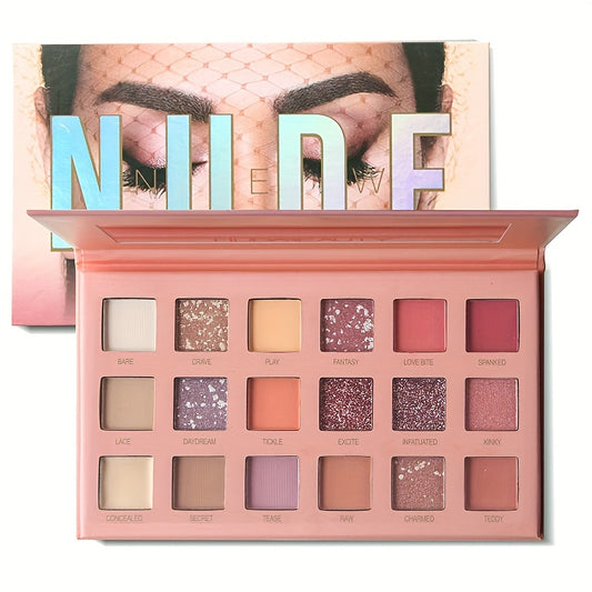 Desert Rose Eyeshadow Palette - 18 Colors Multicolor Makeup
