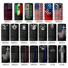 5pcs Random Pattern Suncreen Balaclava for Outdoor Cycling Climbing