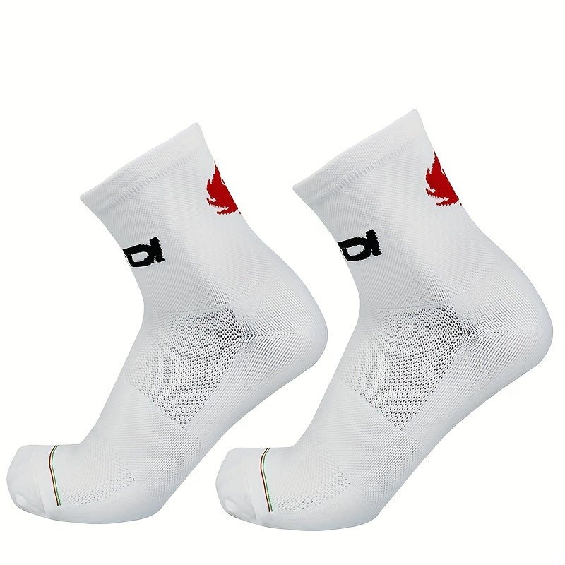 Unisex Cycling Socks Quick Drying Wear Resistant