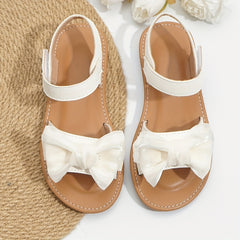 Girls Bowknot Open Toe Sandals Lightweight Anti Slip Sandals