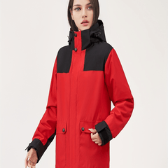 3-in-1 Fleece Hooded Jacket for Women - Waterproof & Windproof