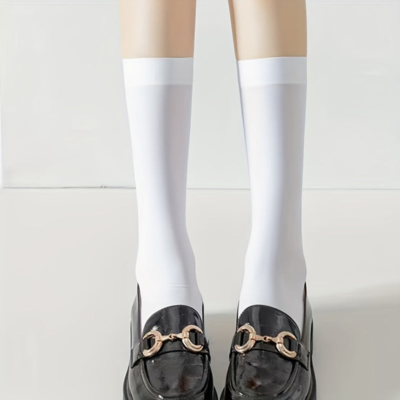 4 Pairs Striped Sports Socks Mid Tube Women's Stockings