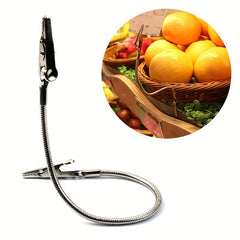 Universal Curved Double Headed Crocodile Clip with Tag Clip Flexible Hose