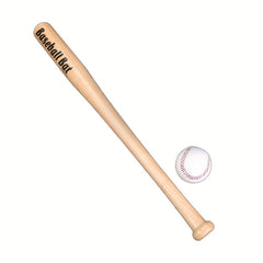 Youth Training Softball Bat, Solid Wood Baseball Bat