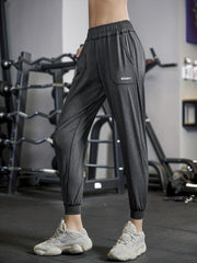 Letter Graphic Yoga Sports Sweatpants Women Casual Running Joggers