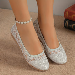 Women's Lace Flat Shoes & Slip On Walking Flats