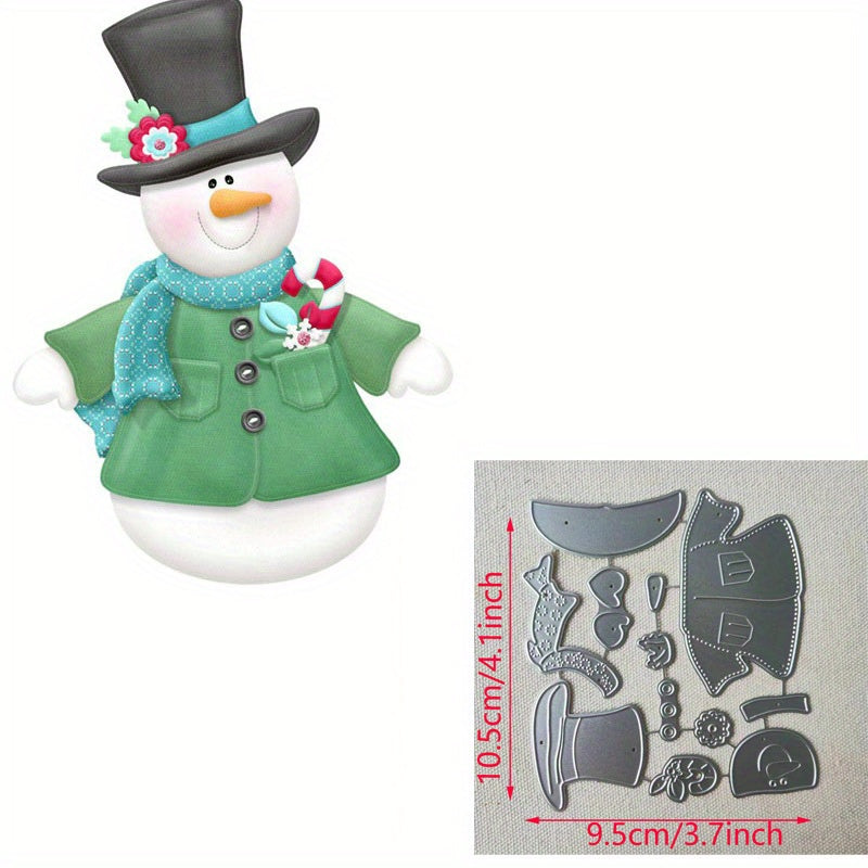 1pc Snowman Cutting Dies Metal Embossing Stencils Scrapbooking DIY Supplies
