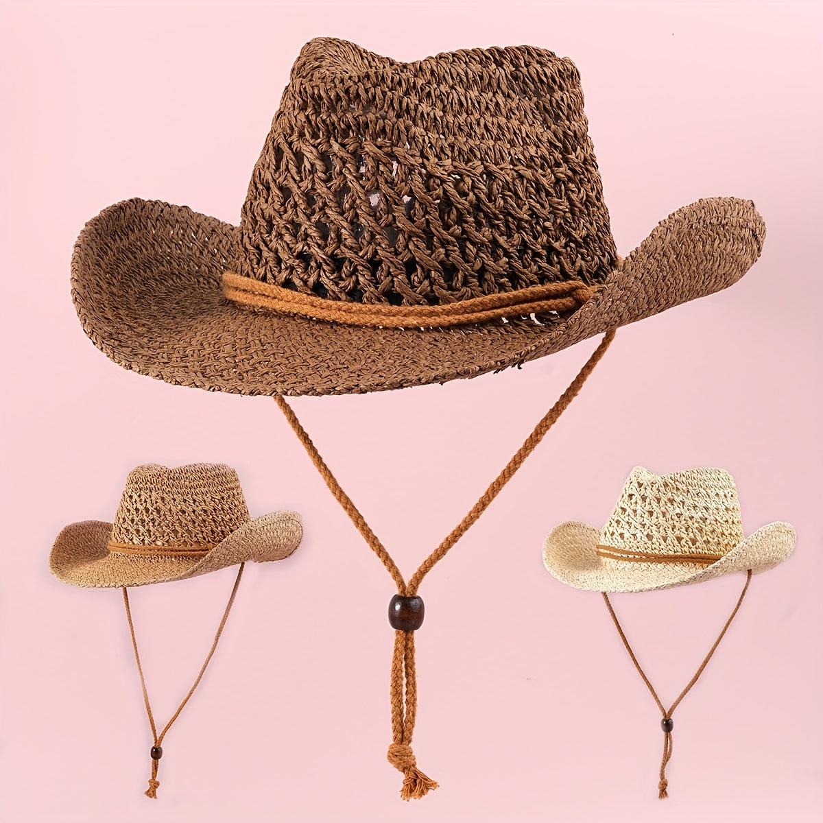 Breathable Sunshade Cowboy Hat for Outdoor Activities