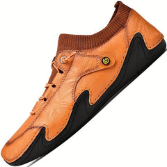Men's Comfy Slip On Loafer Shoes Casual Outdoor Anti-skid Shoes