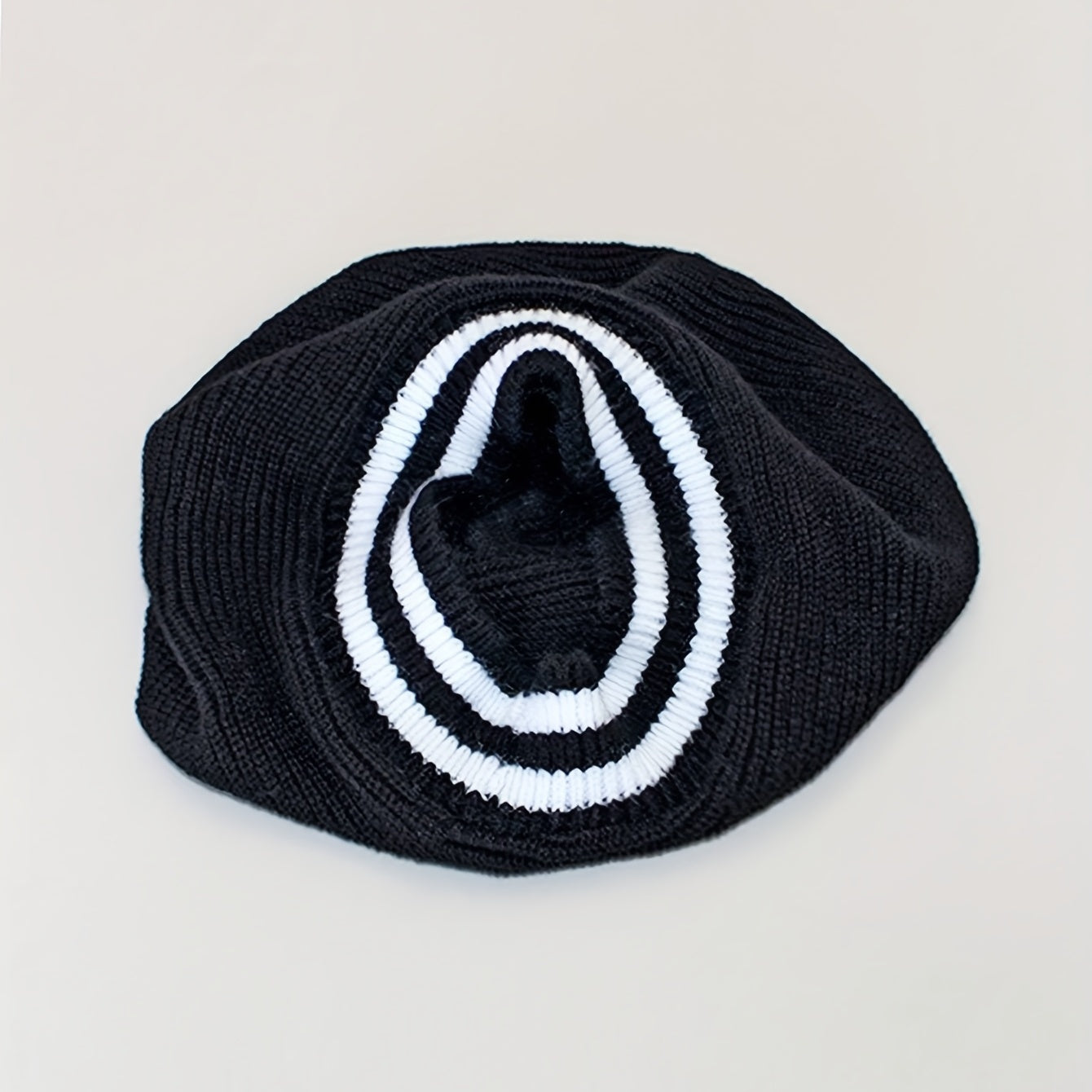 Slouchy Knitted Beret Breathable Beanie Windproof Warm Knit Hats Women