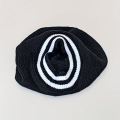 Slouchy Knitted Beret Breathable Beanie Windproof Warm Knit Hats Women
