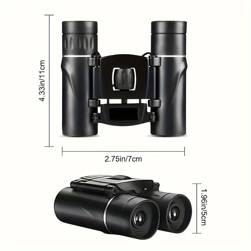 Compact Binoculars HD Portable for Bird Watching Travel & Concerts
