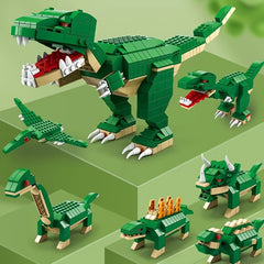 1000pcs Dinosaur Building Blocks 6 IN 1