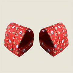 Pet Christmas Red Hammock Hamster Nest Santa Claus Graphic Small Pet Accessories