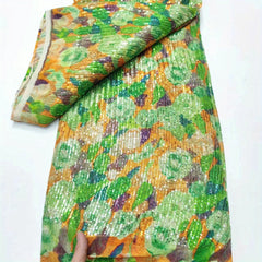 Printed Fabric Thanksgiving Dinner Dress