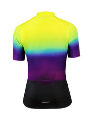 Ombre Zip up Cycling Jersey Women's Activewear