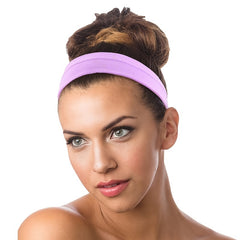 Solid Stretchy Sports Headband Non Slip Yoga Band Women's Sweatband