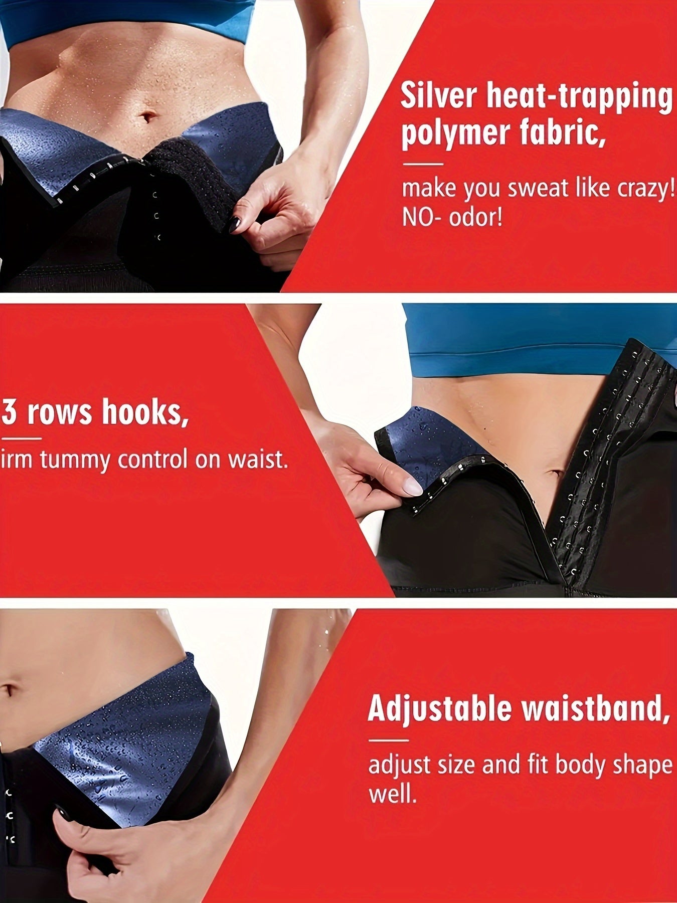 Sauna Sweat Leggings Tummy Control Waist Shaper Yoga Pants