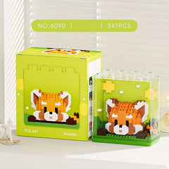 Zoo Building Blocks Box Series Holiday Gift Desktop Ornament
