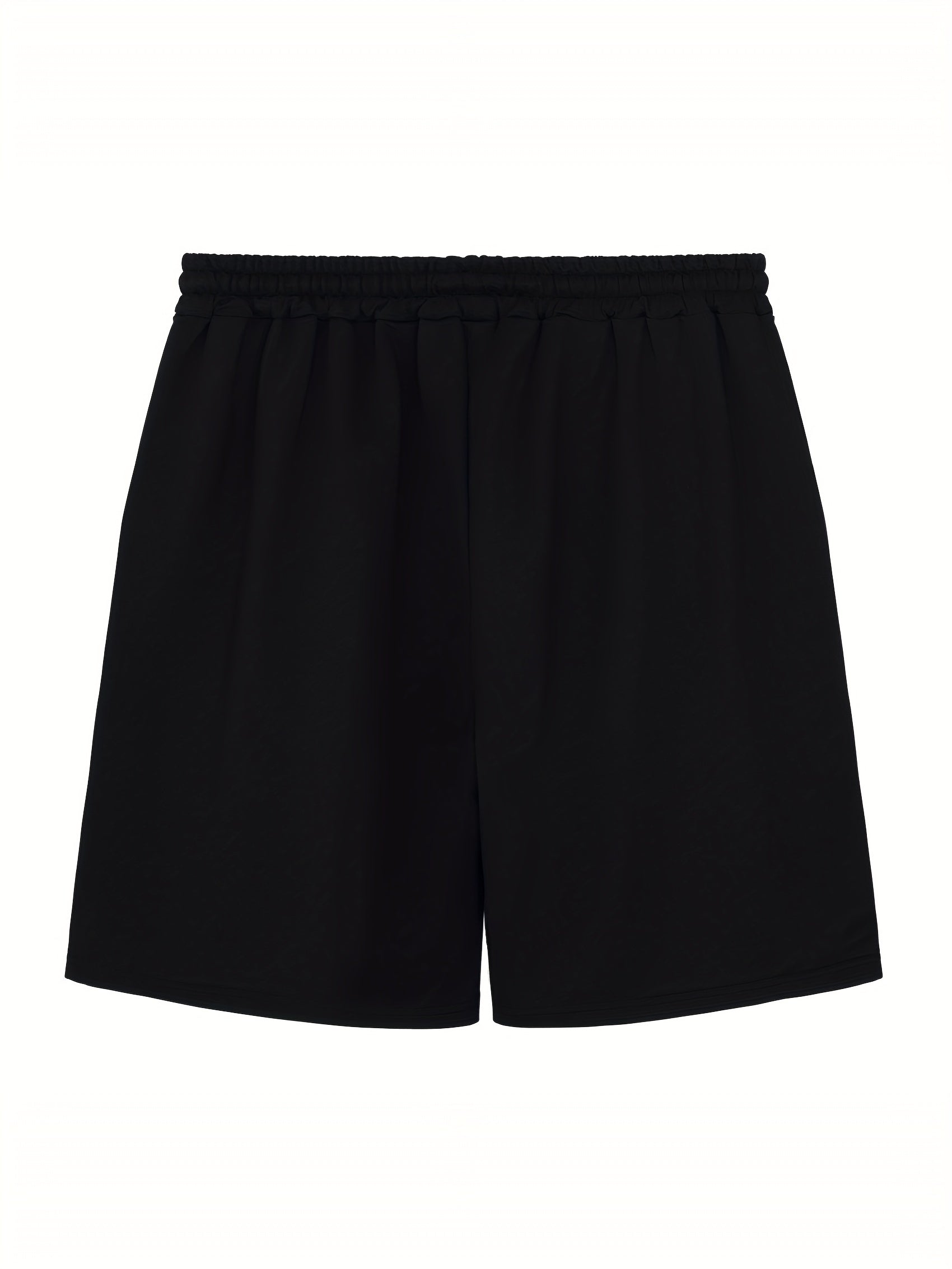 Men's Star Print Workout Shorts Active Stretch Breathable Drawstring