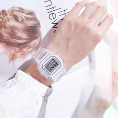 Kids' Waterproof Electronic Watch with Luminous Display