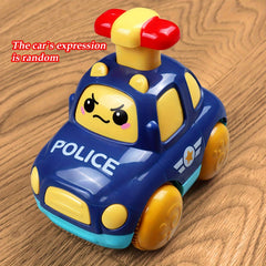 Kids Inertial Pull Back Car Press Small Car Baby Fall-resistant Toy Car